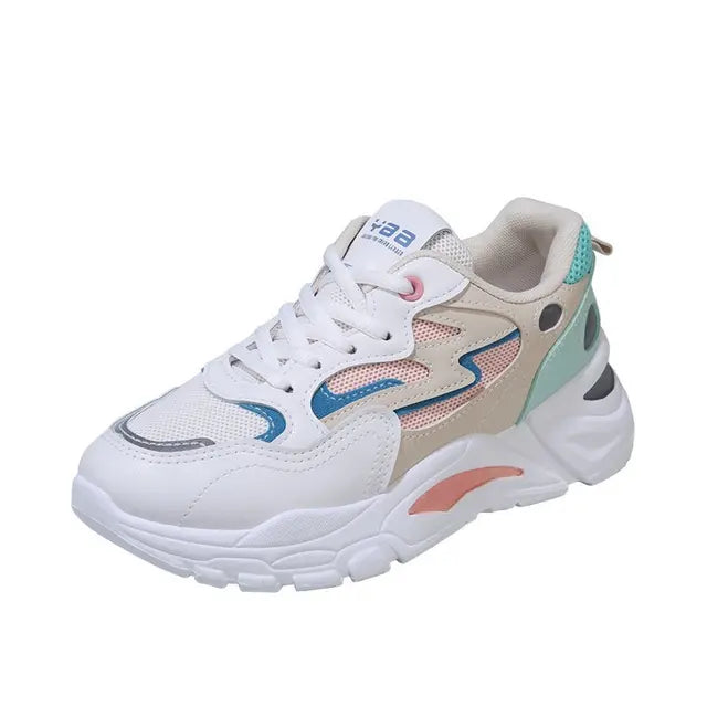 Height Increasing Chunky Sneakers Women Platform Shoes New Breathable Mesh Sport Women's Sneaker Casual Sneakers tenis de mujer