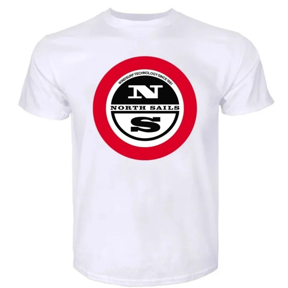 North Sails Men Women Tee Summer Cotton Tshirt Oversize