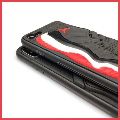 Tide NBA Sport 3D Basketball Shoes Air Dunk Jordan Sneaker Couple Phone Case for iphone 6 6S 7 8 Plus X 10 XS XR MAX Soft Cover